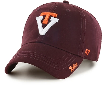 47 Brands Adults' Virginia Tech Hokies Miata Clean Up Cap