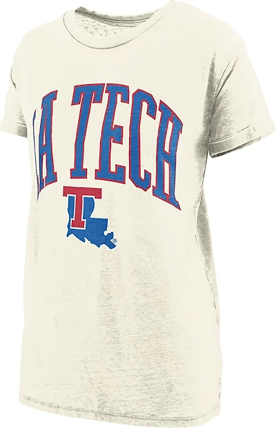 Three Square Women's Louisiana Tech University New Zealand Vintage Boyfriend T-shirt