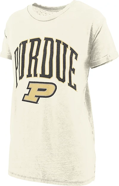 Three Square Women's Purdue University New Zealand Vintage Boyfriend T-shirt