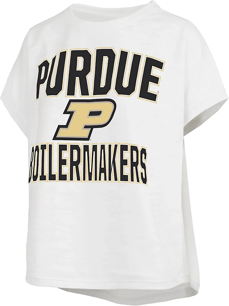 Three Square Women's Purdue Maxima Sunchaser Slub T-shirt