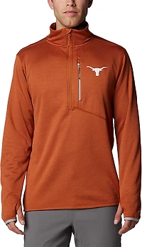 Columbia Texas Longhorns Park View Grid Fleece Omni-Wick Half-Zip Jacket