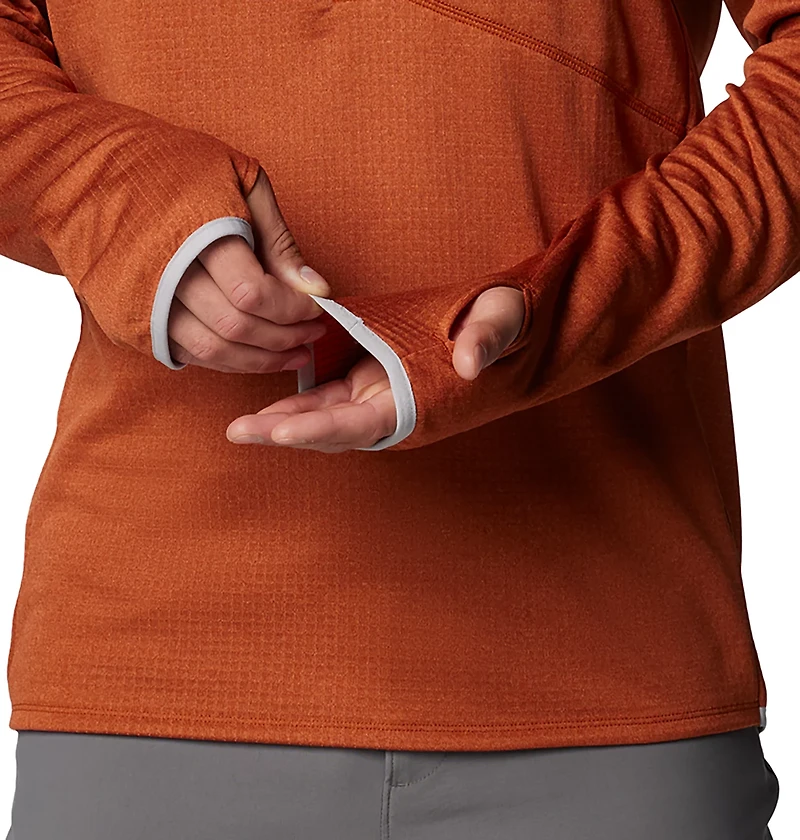 Columbia Texas Longhorns Park View Grid Fleece Omni-Wick Half-Zip Jacket