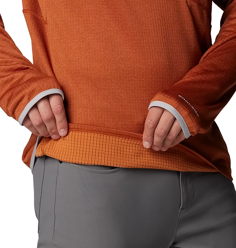 Columbia Texas Longhorns Park View Grid Fleece Omni-Wick Half-Zip Jacket