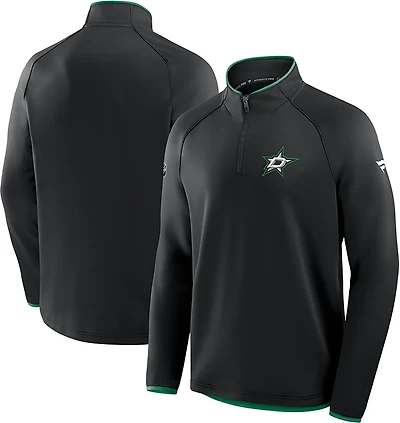 Fanatics Men's Stars Authentic Pro Rink Fleece Long Sleeve 1/4 Zip
