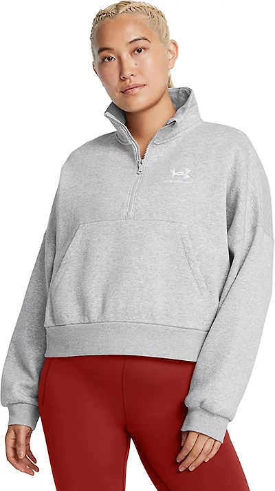 Under Armour Men's Icon Fleece Oversized 1/2 Zip Top