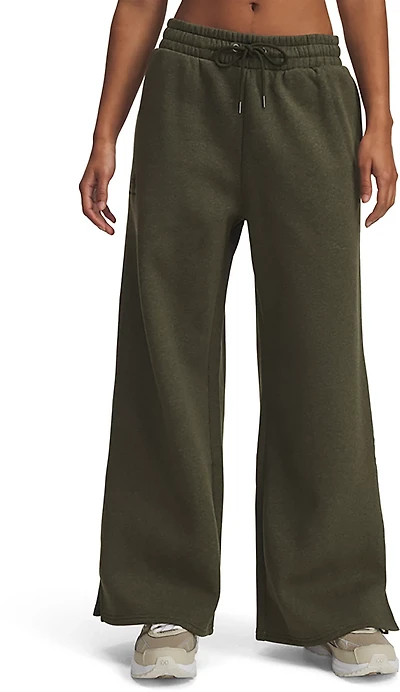 Under Armour Women's Icon Fleece Wide Leg Pants