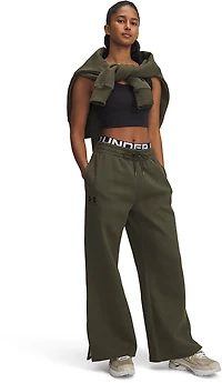 Under Armour Women's Icon Fleece Wide Leg Pants