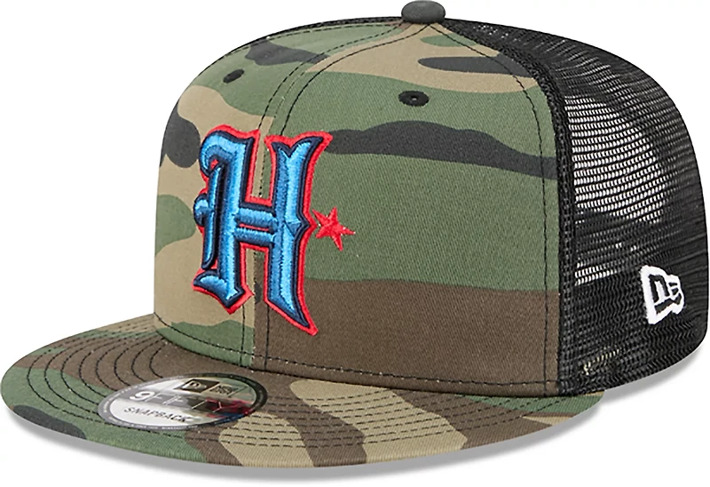 New Era Men's Houston Texans EG OTC Camo Trucker 9FIFTY Cap