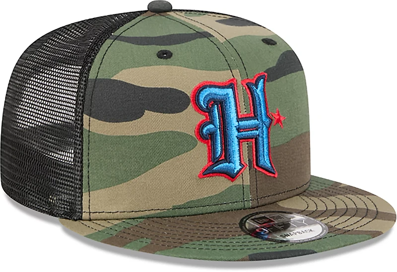 New Era Men's Houston Texans EG OTC Camo Trucker 9FIFTY Cap
