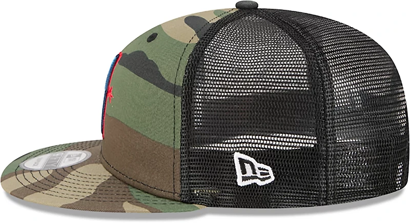 New Era Men's Houston Texans EG OTC Camo Trucker 9FIFTY Cap