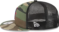 New Era Men's Houston Texans EG OTC Camo Trucker 9FIFTY Cap
