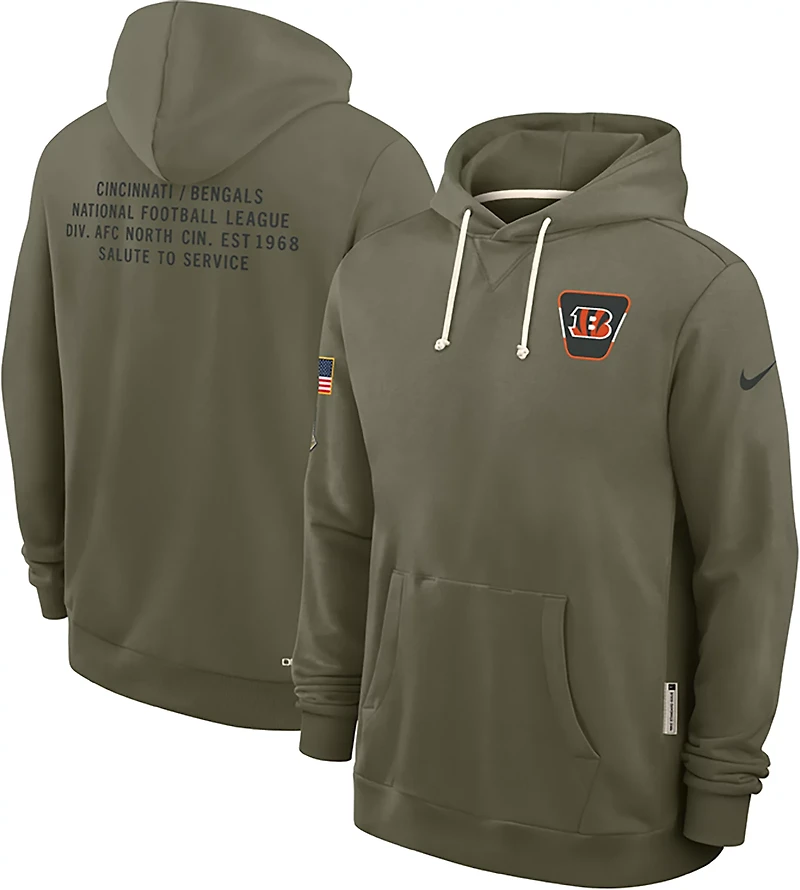 Nike Men's Bengals Salute to Service Dri-FIT Sideline Long Sleeve Hoodie