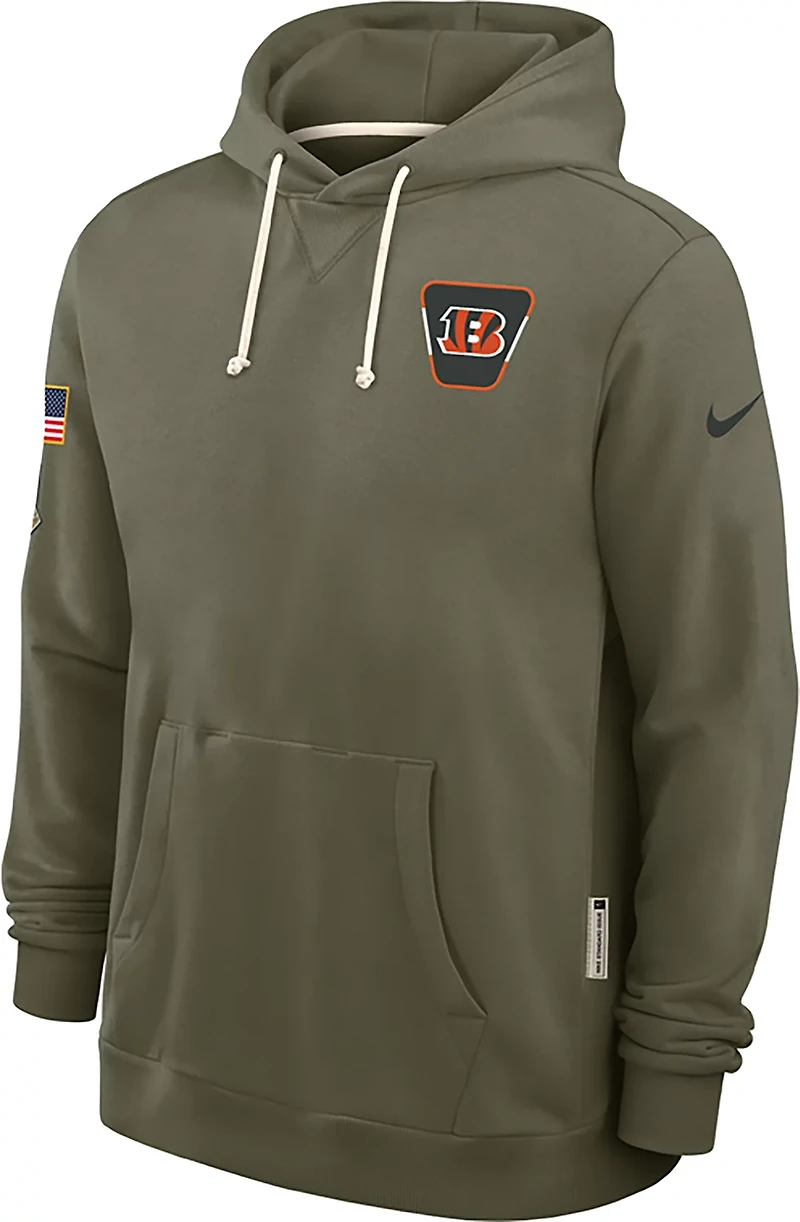 Nike Men's Bengals Salute to Service Dri-FIT Sideline Long Sleeve Hoodie