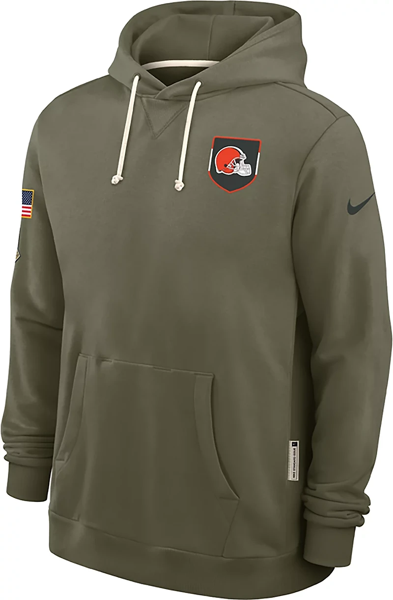 Nike Men's Browns Salute to Service Dri-FIT Sideline Long Sleeve Hoodie