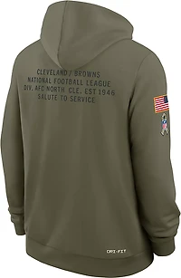 Nike Men's Browns Salute to Service Dri-FIT Sideline Long Sleeve Hoodie
