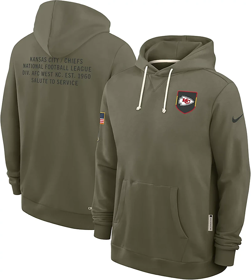 Nike Men's Chiefs Salute to Service Dri-FIT Sideline Long Sleeve Hoodie