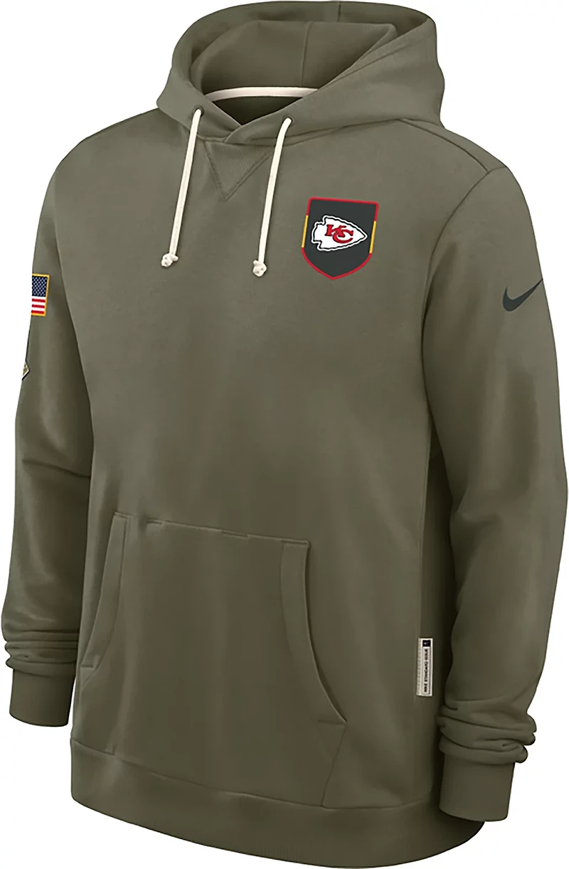 Nike Men's Chiefs Salute to Service Dri-FIT Sideline Long Sleeve Hoodie