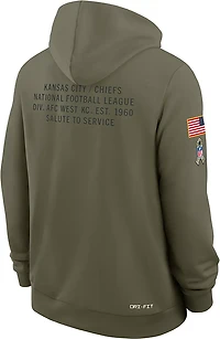 Nike Men's Chiefs Salute to Service Dri-FIT Sideline Long Sleeve Hoodie