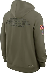 Nike Men's Colts Salute to Service Dri-FIT Sideline Long Sleeve Hoodie