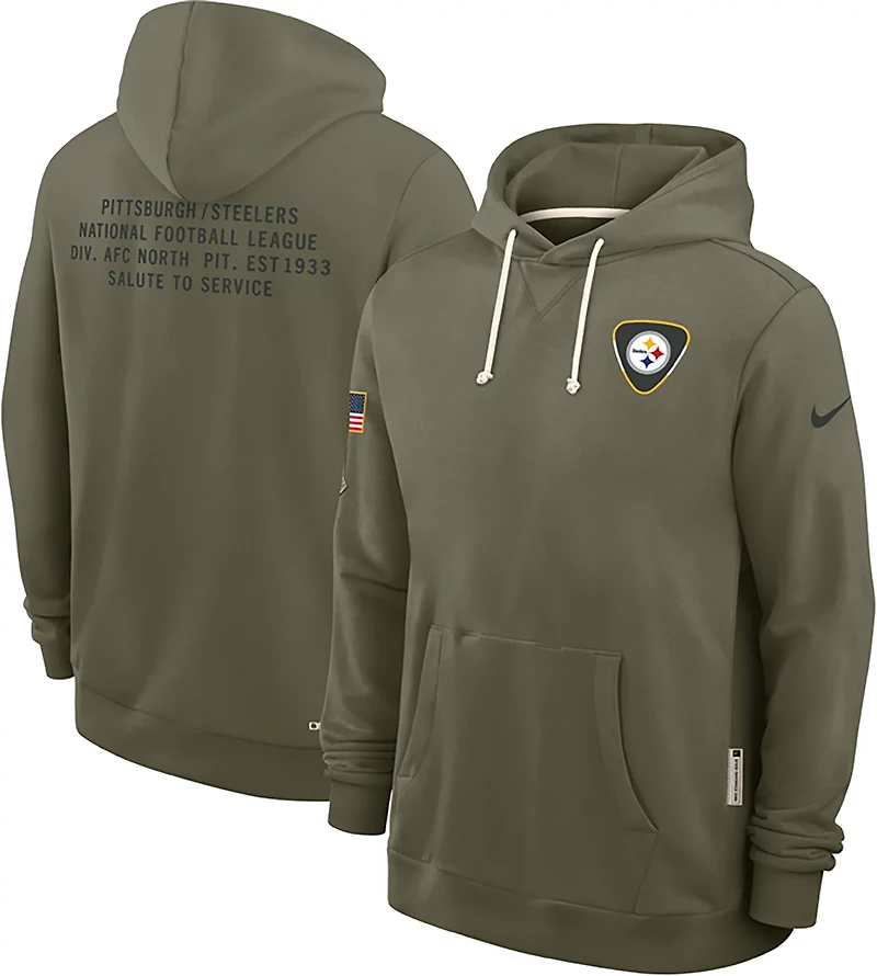 Nike Men's Steelers Salute to Service Dri-FIT Sideline Long Sleeve Hoodie