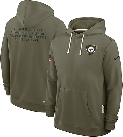 Nike Men's Steelers Salute to Service Dri-FIT Sideline Long Sleeve Hoodie