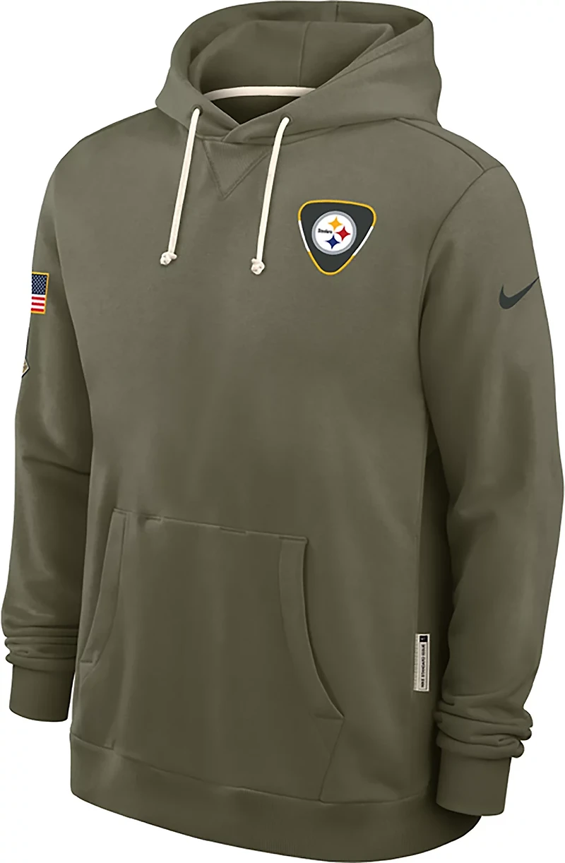 Nike Men's Steelers Salute to Service Dri-FIT Sideline Long Sleeve Hoodie