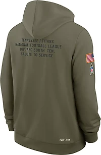 Nike Men's Titans Salute to Service Dri-FIT Sideline Long Sleeve Hoodie