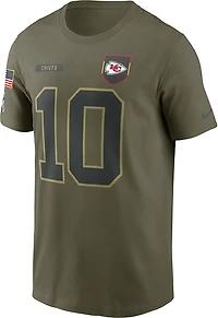 Nike Men's Chiefs Salute to Service Isiah Pacheco Player Name & Number T-shirt