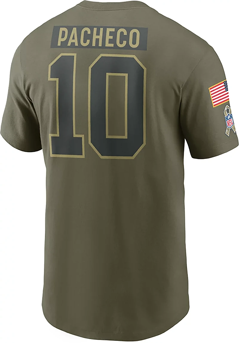 Nike Men's Chiefs Salute to Service Isiah Pacheco Player Name & Number T-shirt