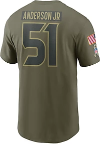 Nike Men's Texans Salute to Service Will Anderson Jr. Player Name & Number T-shirt