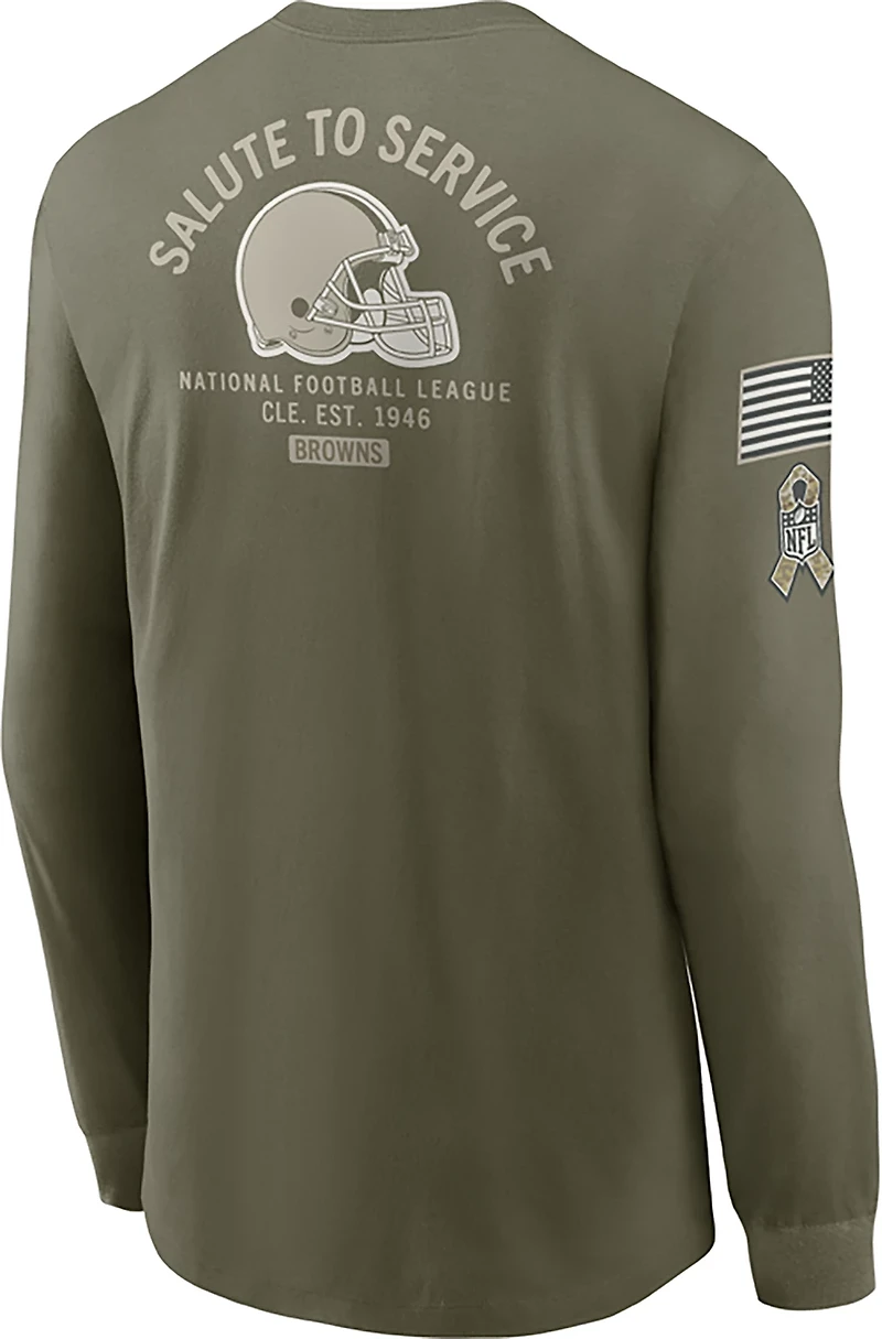 Nike Men's Browns Salute to Service Long Sleeve T-shirt