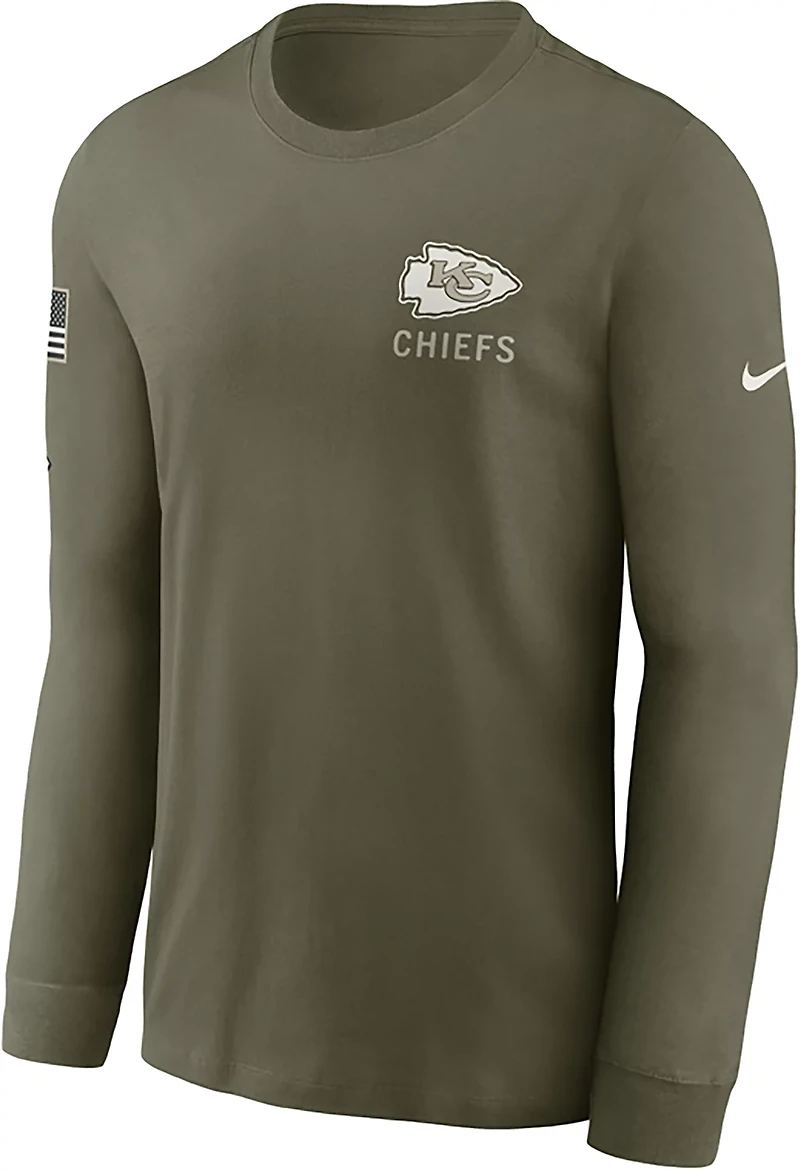 Nike Men's Chiefs Salute to Service Long Sleeve T-shirt