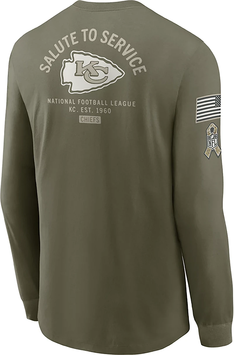 Nike Men's Chiefs Salute to Service Long Sleeve T-shirt