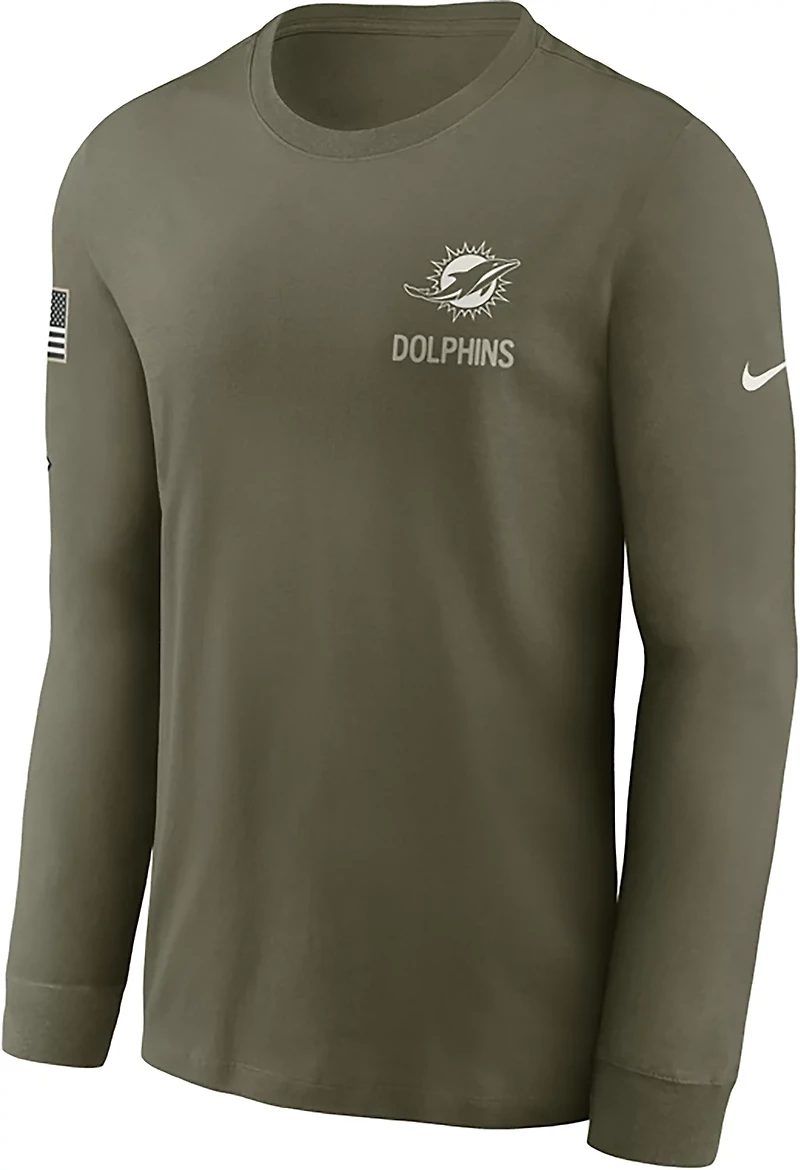 Nike Men's Dolphins Salute to Service Long Sleeve T-shirt