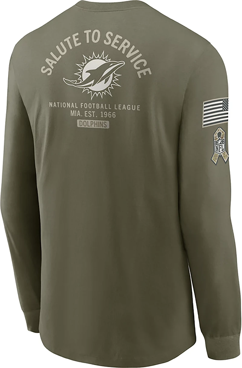 Nike Men's Dolphins Salute to Service Long Sleeve T-shirt