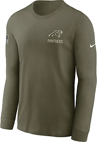 Nike Men's Panthers Salute to Service Long Sleeve T-shirt