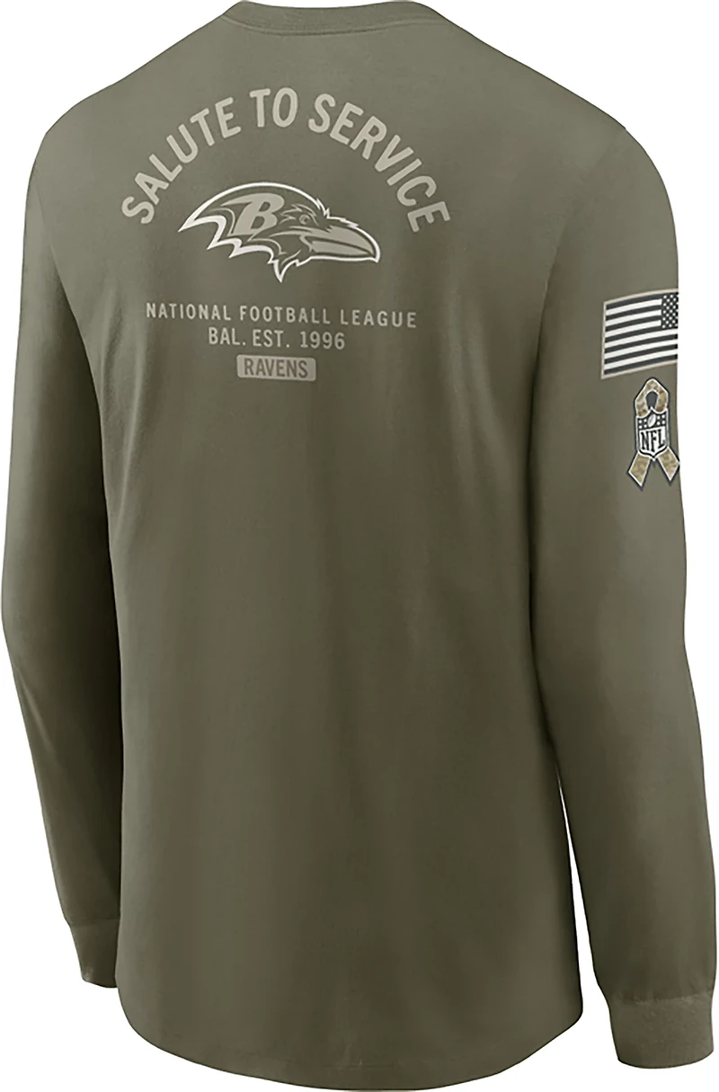 Nike Men's Ravens Salute to Service Long Sleeve T-shirt