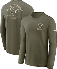 Nike Men's Texans Salute to Service Long Sleeve T-shirt