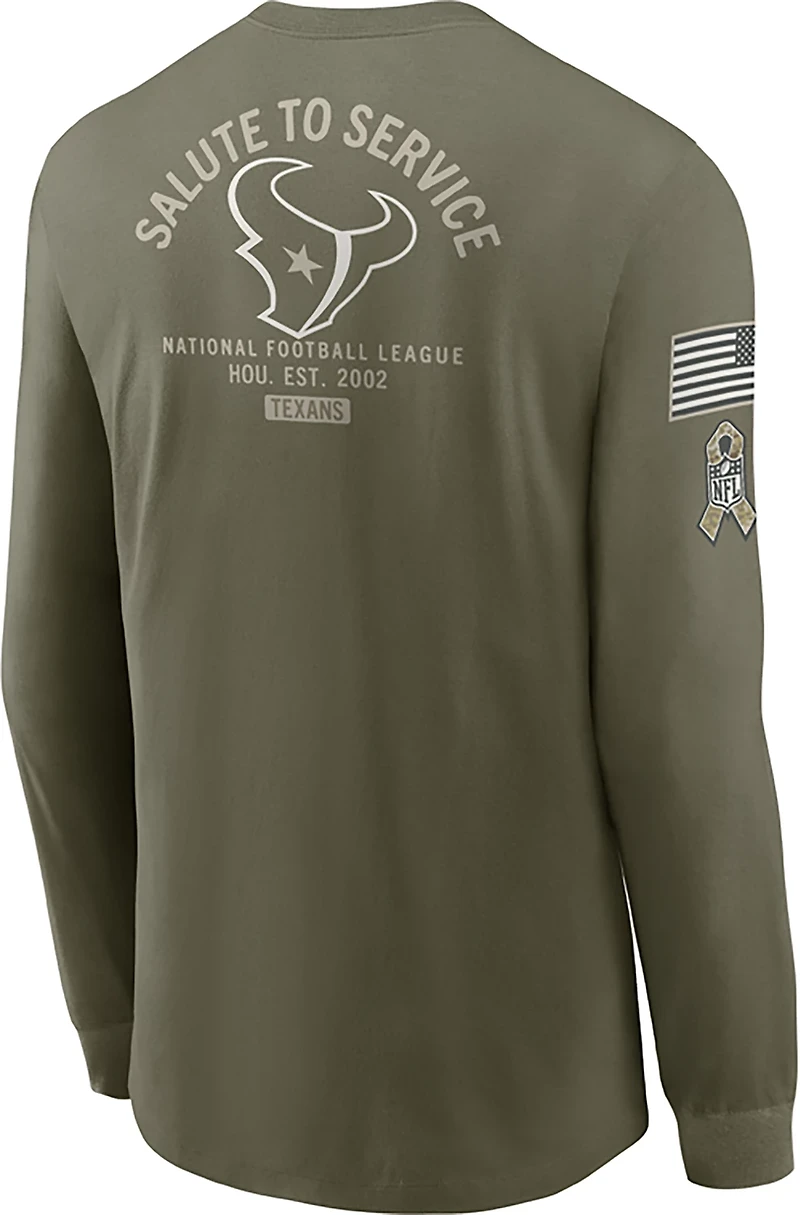 Nike Men's Texans Salute to Service Long Sleeve T-shirt