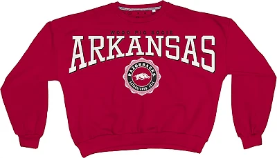 Pressbox Women's Arkansas Parthenon Janise Oversize Crew Sweatshirt