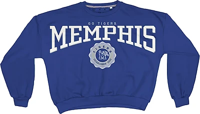 Pressbox Women's Memphis Parthenon Janise Oversize Crew Sweatshirt