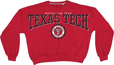 Pressbox Women's Texas Tech Parthenon Janise Oversize Crew Sweatshirt