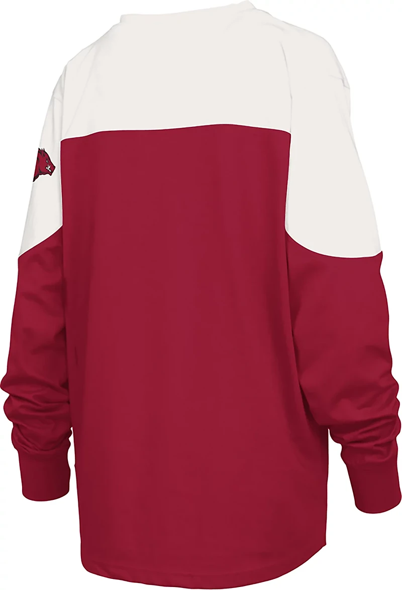 Pressbox Women's Arkansas Southlawn Victory Long Sleeve Top