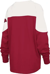 Pressbox Women's Arkansas Southlawn Victory Long Sleeve Top
