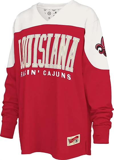 Pressbox Women's Louisiana-Lafayette Southlawn Victory Long Sleeve Top