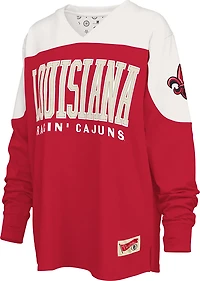 Pressbox Women's Louisiana-Lafayette Southlawn Victory Long Sleeve Top