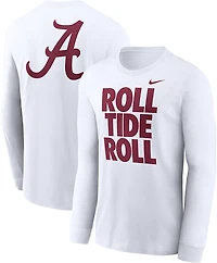 Nike Men's Alabama Slogan Double Sided Long Sleeve T-shirt