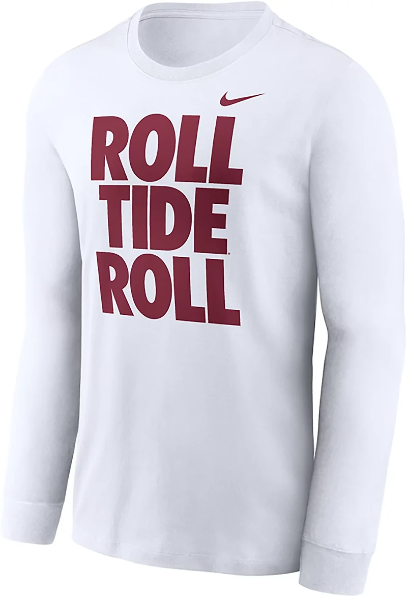Nike Men's Alabama Slogan Double Sided Long Sleeve T-shirt