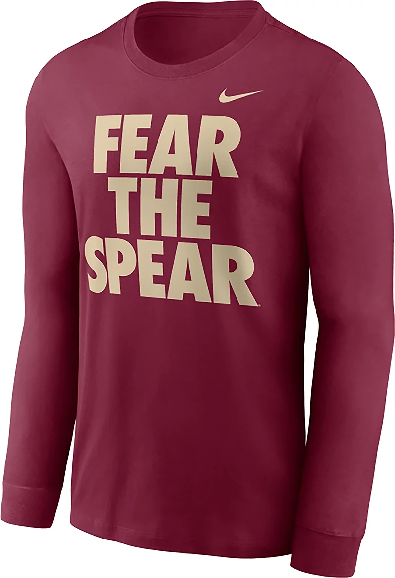 Nike Men's Florida State Slogan Double Sided Long Sleeve T-shirt