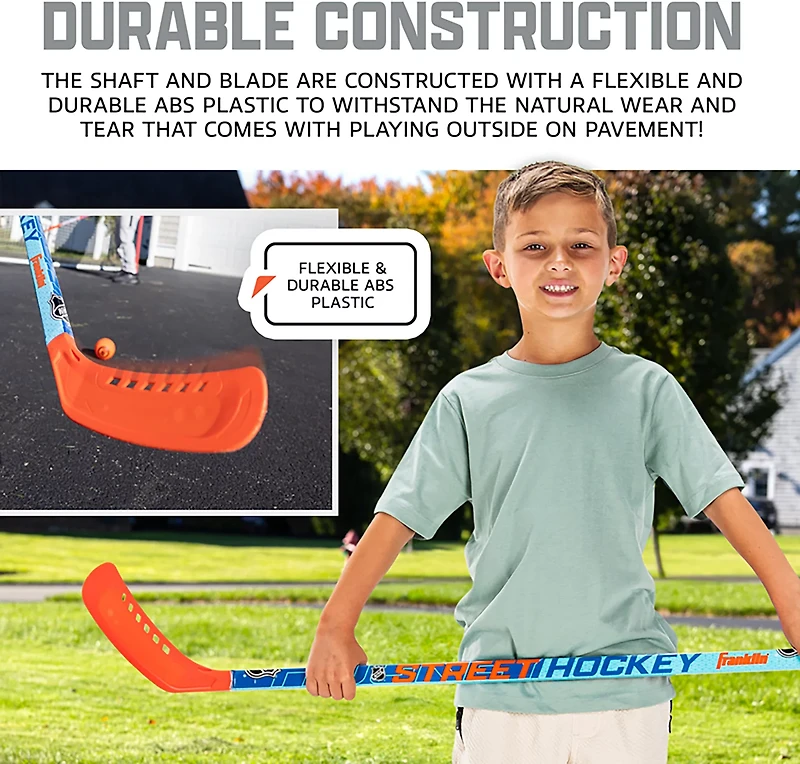 Franklin Sports NHL Future Champs Kids' 2 Player Street Hockey Sticks Set